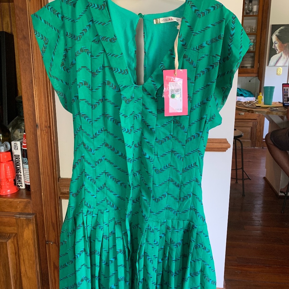 Chelsea and Violet jade green open back mini. NWT . Retail 118